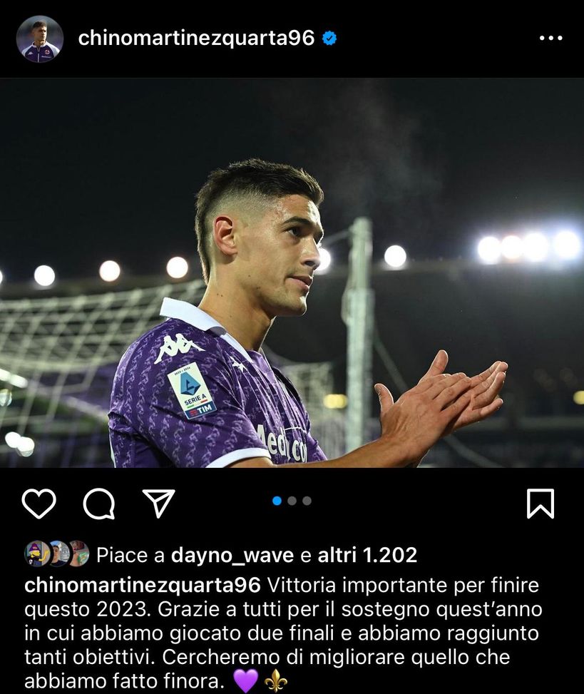 Martinez Quarta non si accontenta: “Nel 2024 miglioreremo quanto fatto finora”- immagine 2