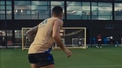 VIDEO / Sentenza Lautaro in allenamento: nella sessione di tiri non sbaglia mai