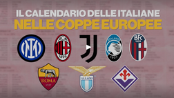 VIDEO / Champions, Europa e Conference League: il calendario con tutte le partite delle italiane