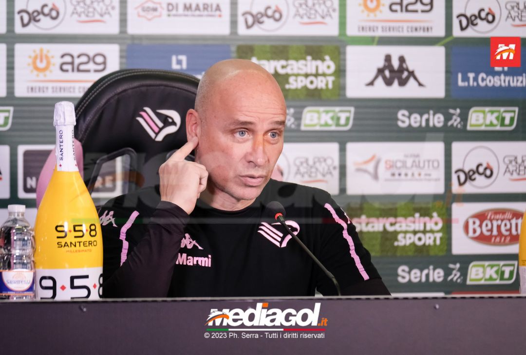FOTO PALERMO, verso il Frosinone: la conferenza stampa di Eugenio Corini (GALLERY) - immagine 5