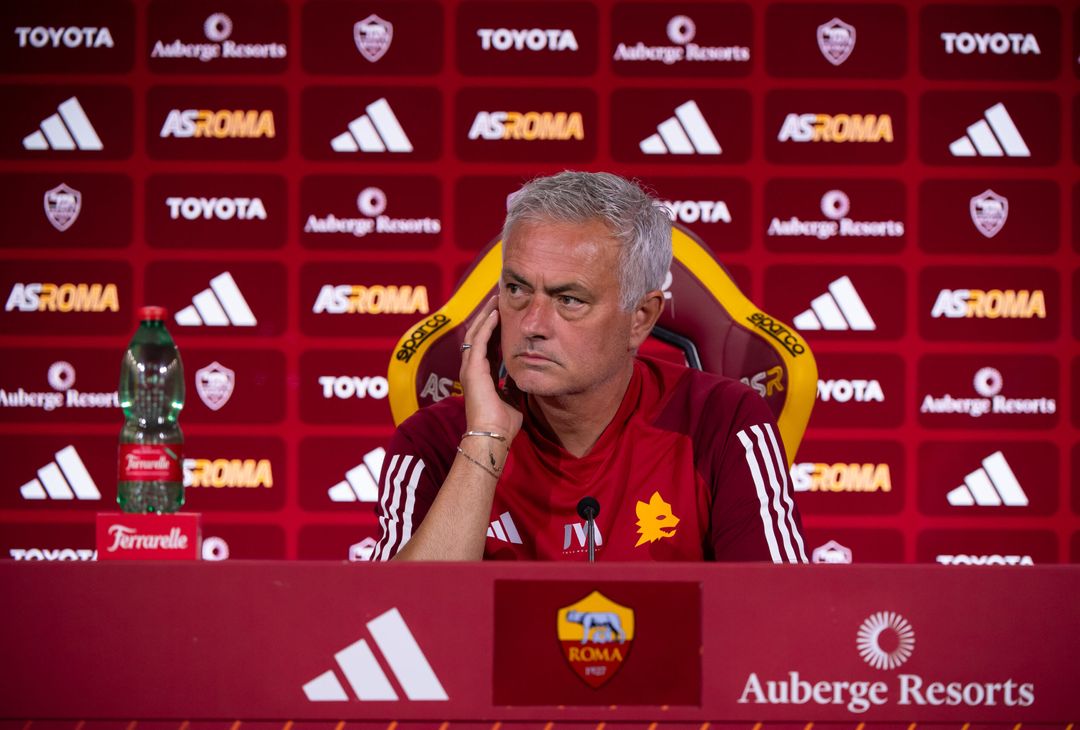 La conferenza stampa di Mourinho alla vigilia della Salernitana – FOTO GALLERY - immagine 13
