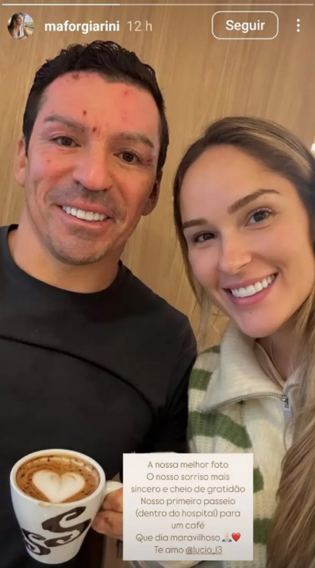 Lucio torna a sorridere e mostra il suo volto per la prima volta dopo il terribile incidente- immagine 2