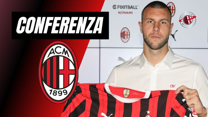 Conferenza Stampa Strahinja Pavlovic AC Milan LIVE