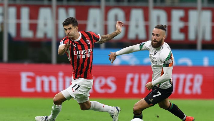 Christian Pulisic AC Milan Milan-Venezia 4-0 Serie A 2024-2025