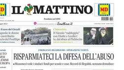 PRIMA PAGINA IL MATTINO OGGI: “Gasp avanti con l’Atalanta, DeLa torna su Conte”