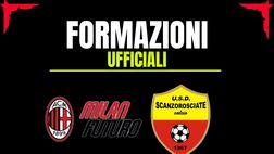Serie D, formazioni ufficiali Milan Futuro-Scanzorosciate: giocano Torriani e Balentien