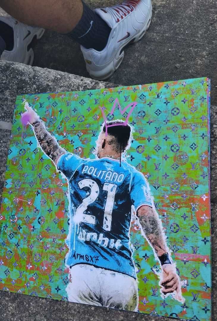 GALLERY Da Anguissa a Kvara, gli azzurri diventano opere d’arte: i favolosi riquadri - immagine 4