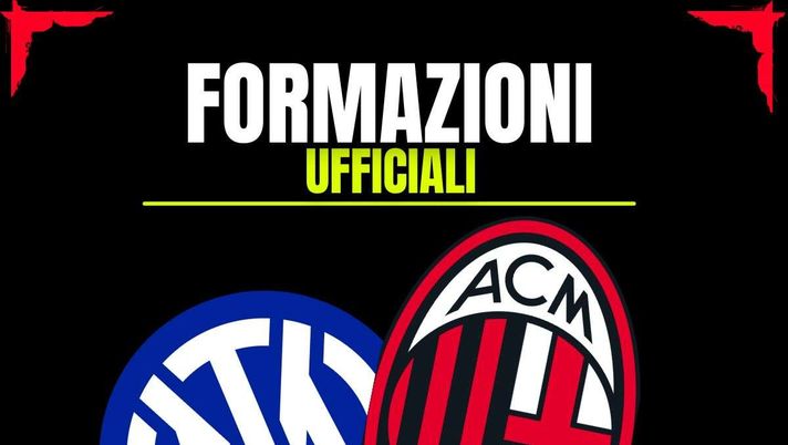 Formazioni ufficiali derby Inter-Milan 23-04-2025