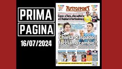 Prima pagina Tuttosport: “Morata al Milan, le nozze a Madrid”