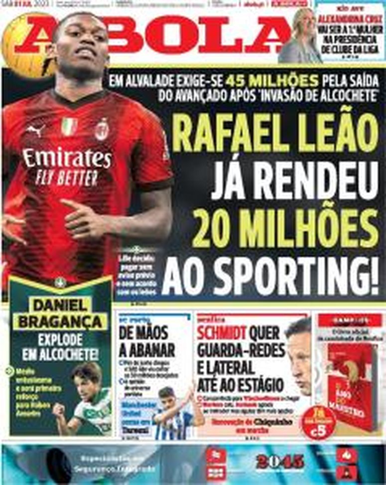 Lo Sporting: “Ricevuti 19,6 milioni per Leao”. Ma ne vuole di più- immagine 2
