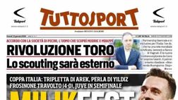 LA PRIMA PAGINA di TUTTOSPORT: “Milikfest, gol e spettacolo della Juve”