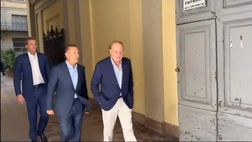 Verso il Newcastle, Cardinale e Scaroni in coro: “Forza Milan!” | Video