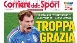 EDICOLA / CdS: Troppa grazia, Italia bella e prima. Bastoni e Barella ribaltano l’Albania