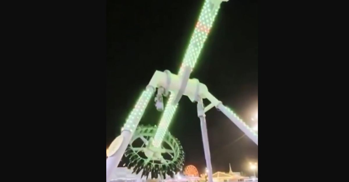 VIDEO / Giostra si spezza a metà, paura al parco divertimenti in Arabia Saudita