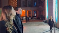 Natale 2025, l’arrivo di Pellegrini alla cena – VIDEO