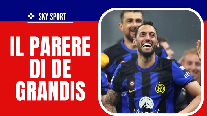 Hakan Calhanoglu Inter derby Milan-Inter 1-2 Serie A 2023-2024