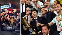 Inter, Zhang festeggia la Coppa Italia e posta la foto di chi ha vinto già con lui