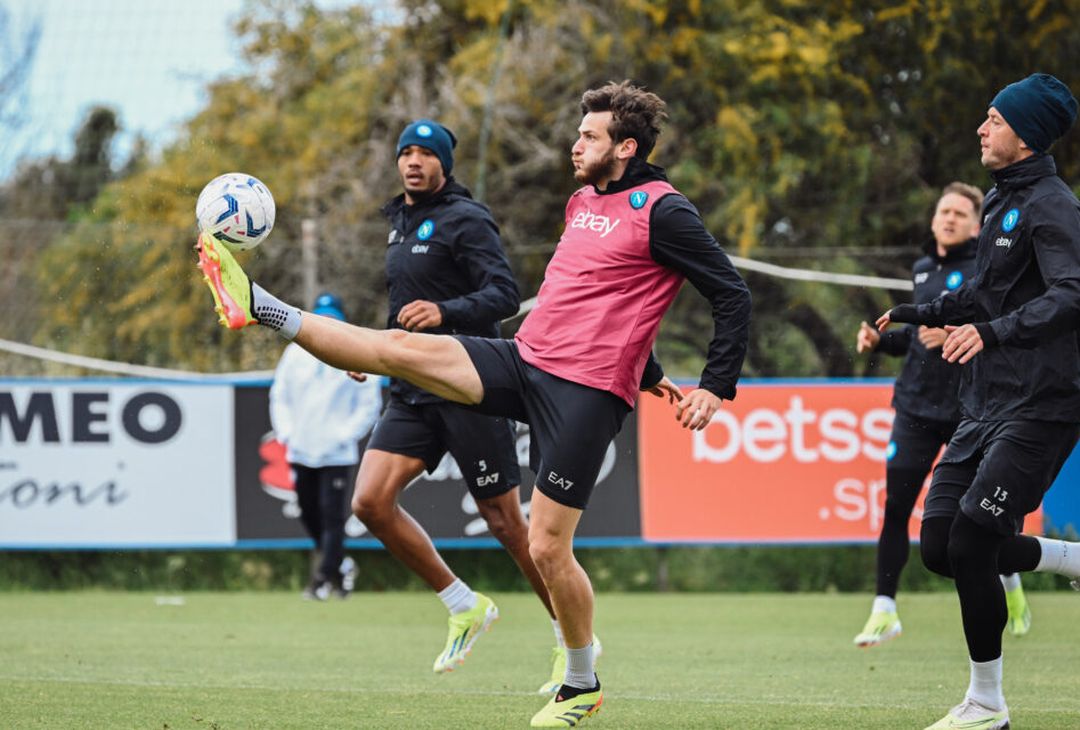 Il Napoli si prepara per il match contro l'Empoli