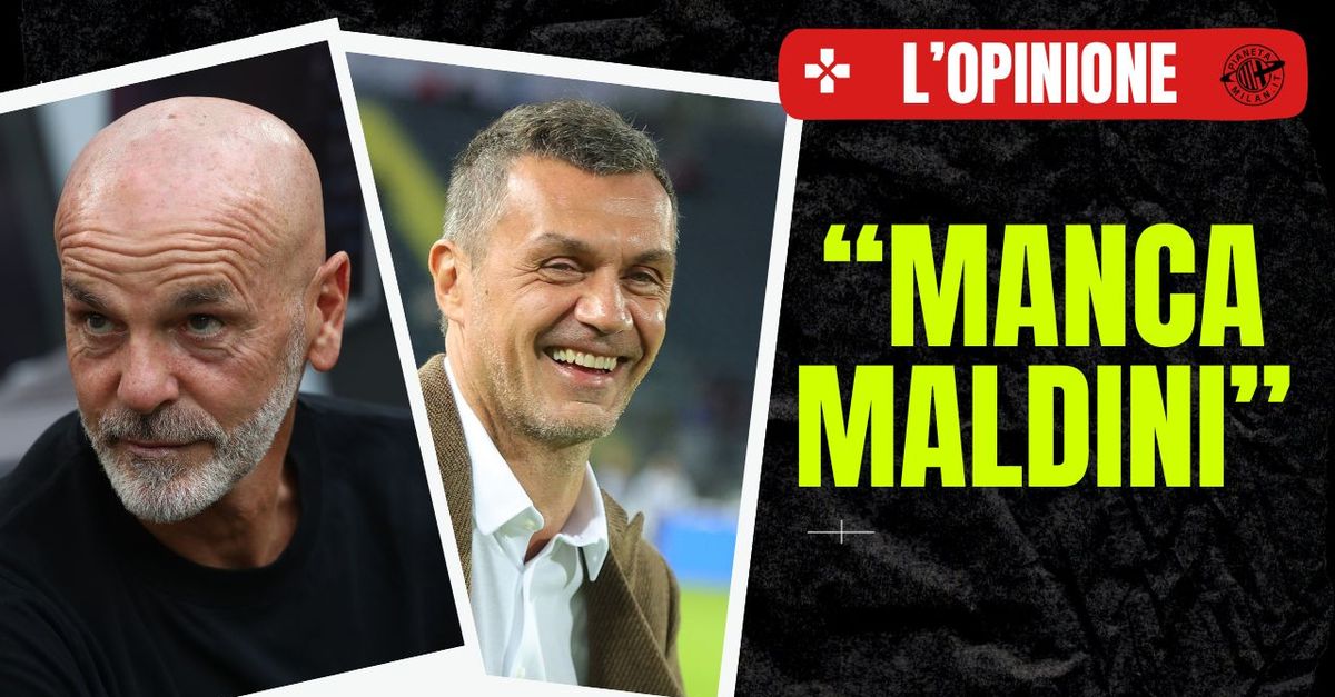 Milan, il noto tifoso: “Pioli ha vinto con quattro scappati. Manca Maldini …”
