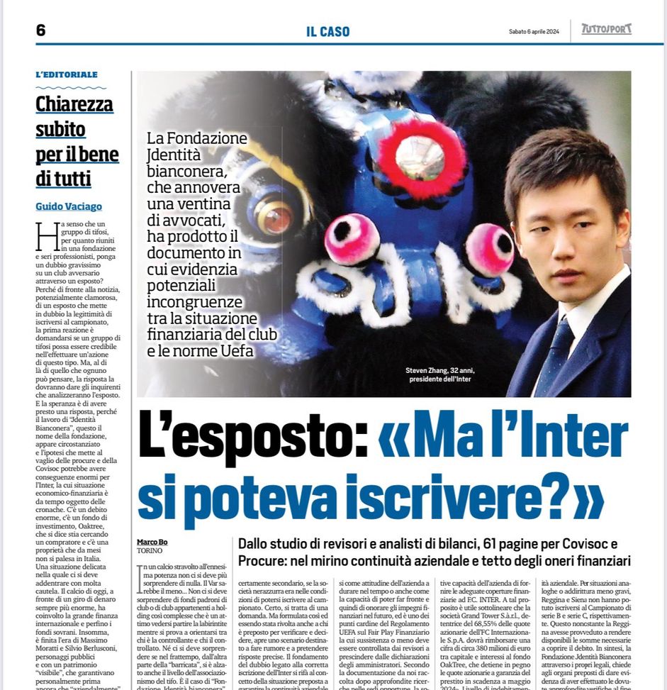 Esposto, la resa di Tuttosport: dalle presunte “conseguenze enormi” al “nessun reato”- immagine 4