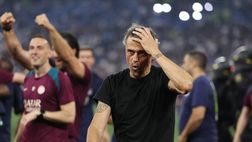 Luis Enrique, gesto immenso verso i giocatori dell’Inter durante la premiazione