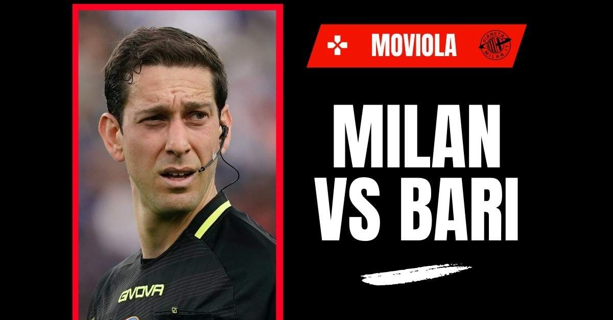 Coppa Italia, Milan-Bari: la moviola della partita in diretta | LIVE News