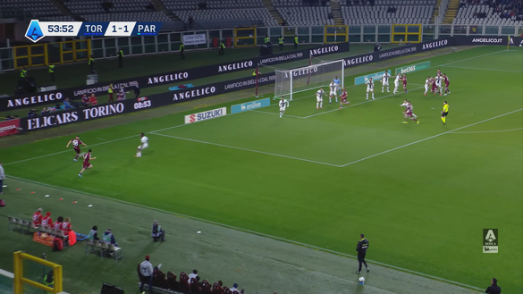 Torino-Parma 4-1, l’analisi dei gol: Ilkhan apre e chiude l’azione, Zapata super- immagine 9