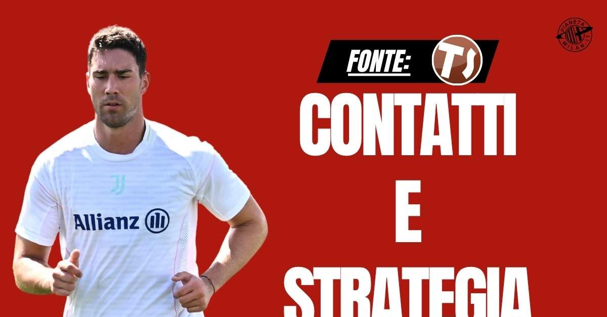 calciomercato milan vlahovic non il primo nome la strategia rossonera