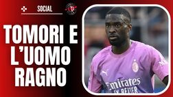 Milan, Leao all’allenamento vestito da Uomo Ragno: Tomori posta tutto sui social