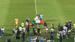 Avellino-Lazio, Criscitiello consegna il trofeo a Zaccagni – VIDEO