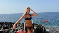 Viky Varga, vacanze in Salento e nuotata mattutina in compagnia della mamma