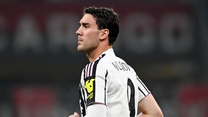 Dusan Vlahovic, attaccante Juventus, obiettivo del Milan per il calciomercato estivo 2026