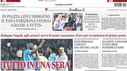 PRIMA PAGINA IL MATTINO OGGI: “Tutto in una sera”