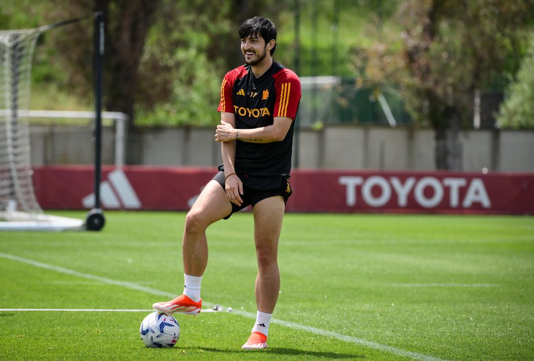 Roma, l’allenamento dopo la confitta con l’Atalanta – FOTO GALLERY - immagine 18