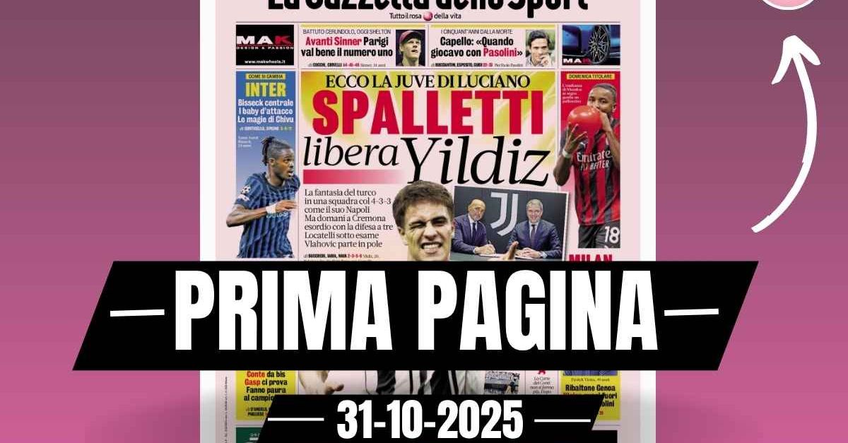 Prima pagina Gazzetta dello Sport: “Milan, l’ora di Nkunku: c’è un palloncino da gonfiare” Prima pagina Gazzetta dello Sport: “Milan, l’ora di Nkunku: c’è un palloncino da gonfiare”