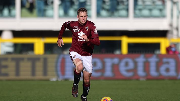 TURIN, ITALY - DECEMBER 12: David Zima of Torino FC during the Serie A match between Torino FC and Bologna FC at Stadio Olimpico di Torino on December 12, 2021 in Turin, Italy. (Photo by Jonathan Moscrop/Getty Images) UFFICIALE – Zima saluta il Torino: è un nuovo calciatore dello Slavia Praga - immagine 1