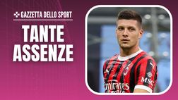 Lazio-Milan, Jovic fuori causa: in panchina due bomber pronti a subentrare