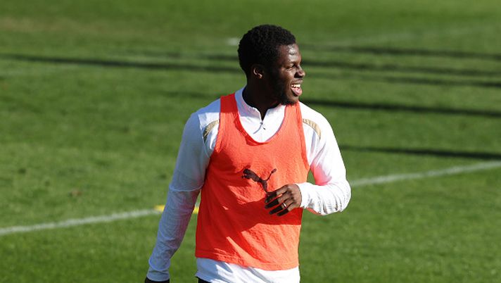 CAIRATE, ITALY - JANUARY 16: Yunus Musah of AC Milan in action during AC Milan training session at Milanello on January 16, 2025 in Cairate, Italy. (Photo by Claudio Villa/AC Milan via Getty Images)  A volte ritornano: il 4-4-2 “sacchiano” a Torino, con Musah e Leao-Abraham… - immagine 1