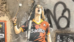 Drugi omaggia De Falchi: il nuovo murale a pochi giorni da Roma-Milan