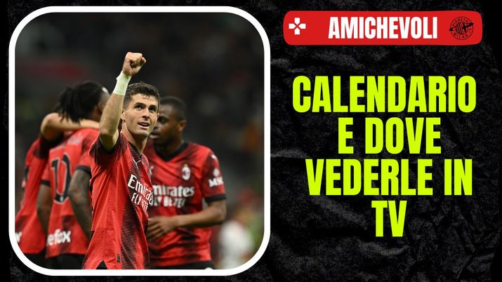 Amichevoli AC Milan 2024 - Christian Pulisic