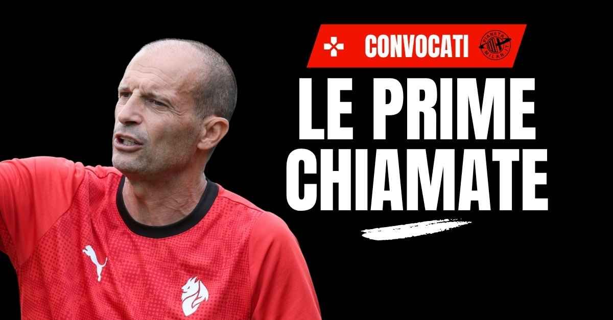 Milan, Pre Season Tour 2025: ecco i convocati di Allegri: assenti Pobega ed Emerson Royal Milan, Pre Season Tour 2025: ecco i convocati di Allegri: assenti Pobega ed Emerson Royal