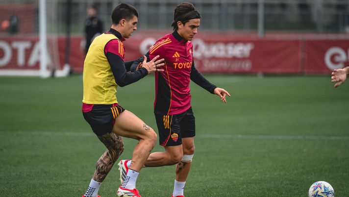 Getty Images Trigoria, Gasp può sorridere: Dybala torna in gruppo. A parte Hermoso e Soulé - immagine 1