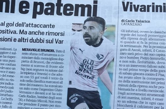 Brunori uomo copertina, ma il giornale commette una gaffe: la testa non è la sua. Ecco chi è- immagine 2
