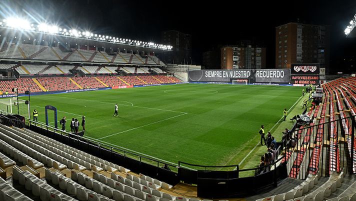 MADRID, SPAIN - DECEMBER 15: General view inside the stadium prior to the LaLiga EA Sports match between Rayo Vallecano de Madrid and Real Betis Balompie at Estadio de Vallecas on December 15, 2025 in Madrid, Spain. (Photo by Denis Doyle/Getty Images) Rayo Vallecano, inaugurato il settore ospiti del Vallecas: “esordio” ieri contro il Betis - immagine 1