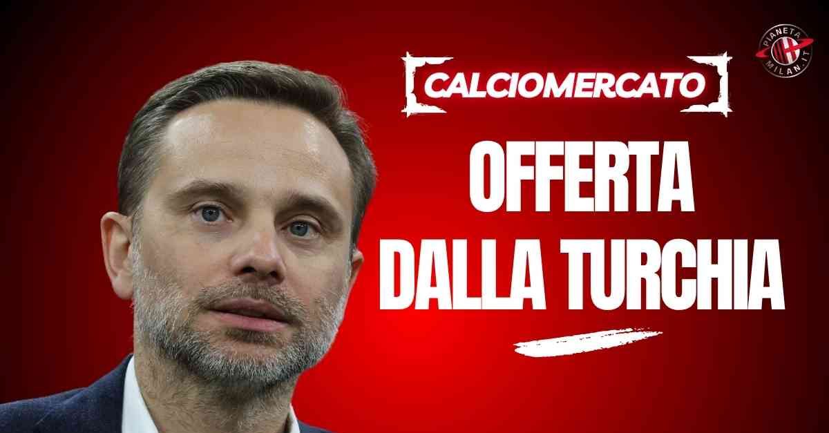 calciomercato milan sirene turche per un giocatore rossonero ecco di chi parliamo