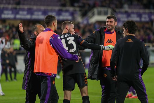 GERMOGLI PH: 6 OTTOBRE 2024 FIRENZE STADIO ARTEMIO FRANCHI SERIE A FIORENTINA VS MILAN NELLA FOTO DE GEA Massimo rispetto per Terracciano, ma uno come De Gea non si vedeva da tempo- immagine 2