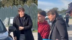 Conte e i tifosi del Napoli, un amore grande: foto e autografi a Castel Volturno