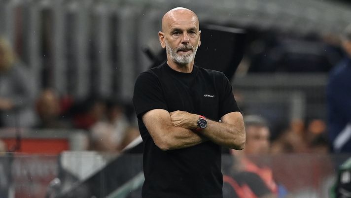 Stefano Pioli AC Milan Milan-Verona 3-1 Serie A 2022-2023