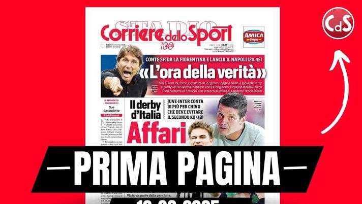 Prima pagina Corriere dello Sport: 'Rabiot: 'Ho scelto il Milan per Allegri''
