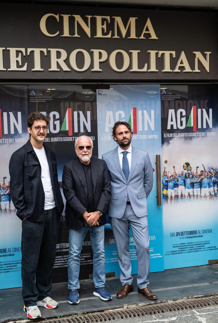Il Napoli e De Laurentiis presentano in anteprima il film scudetto: le foto GALLERY - immagine 3